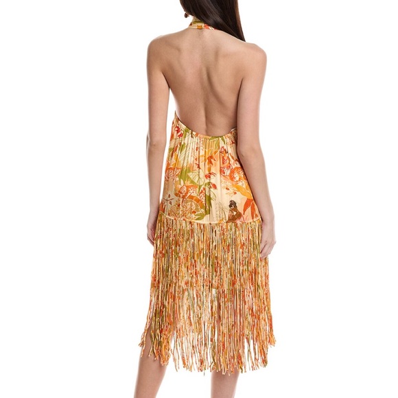 Farm Rio Leopard Forest Sand Mini Dress - Picture 2 of 2